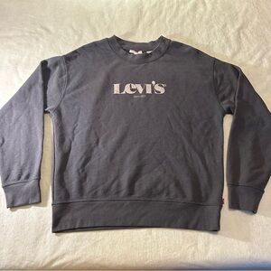 Levi's Charcoal Crewneck Men's Sweater